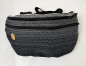 Preview: LennyLamb Bauchtasche GROSS - HERRINGBONE - OMBRE GREY - BLACK