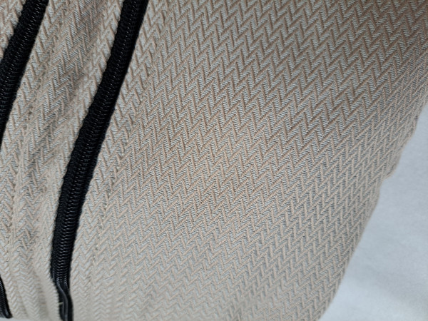 LennyLamb Bauchtasche GROSS - HERRINGBONE - CAFFE LATTE
