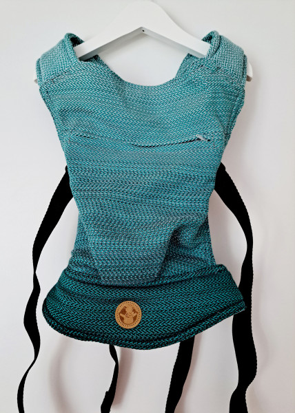 LennyLamb Puppentragehilfe mit Schnallen OMBRE GREEN