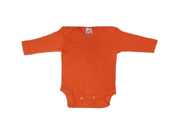 Cosilana Body Langarm Wolle/Seide SAFRAN (Orange)
