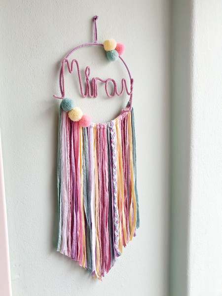 Personalisierter / individueller Traumfänger mit Namen oder Worten