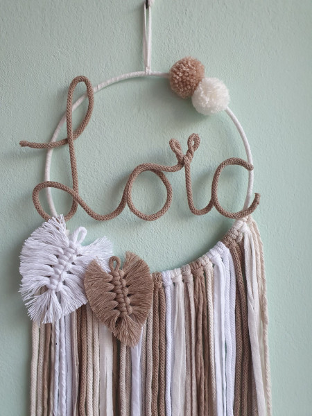 Personalisierter / individueller Traumfänger mit Namen oder Worten